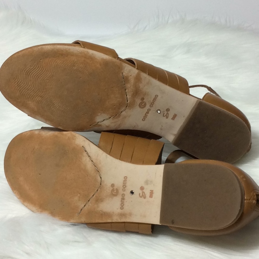 Corso Como Strappy Flats Sandals 8.5 - Picture 13 of 15